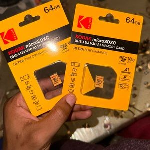 Two 64GB Micro SD card (Both for 30$)